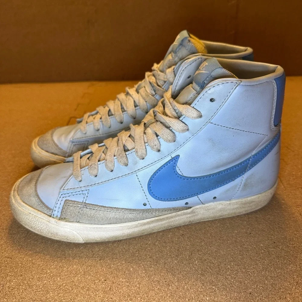 Nike Blazer Mid 77 Vintage University Blue Mens 8 Light Blue FD0304-400